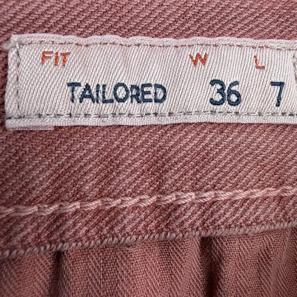 Faherty Shorts Mens 36 Pink Coastline Tailored Chino Stretch Casual Summer